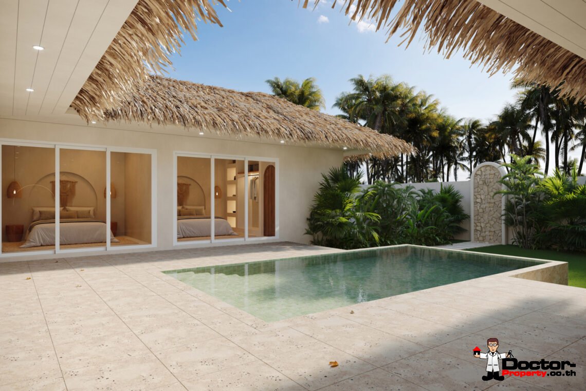 Tropical 2-3 Bedroom Pool Villa in Ban Tai, Koh Samui – For Sale